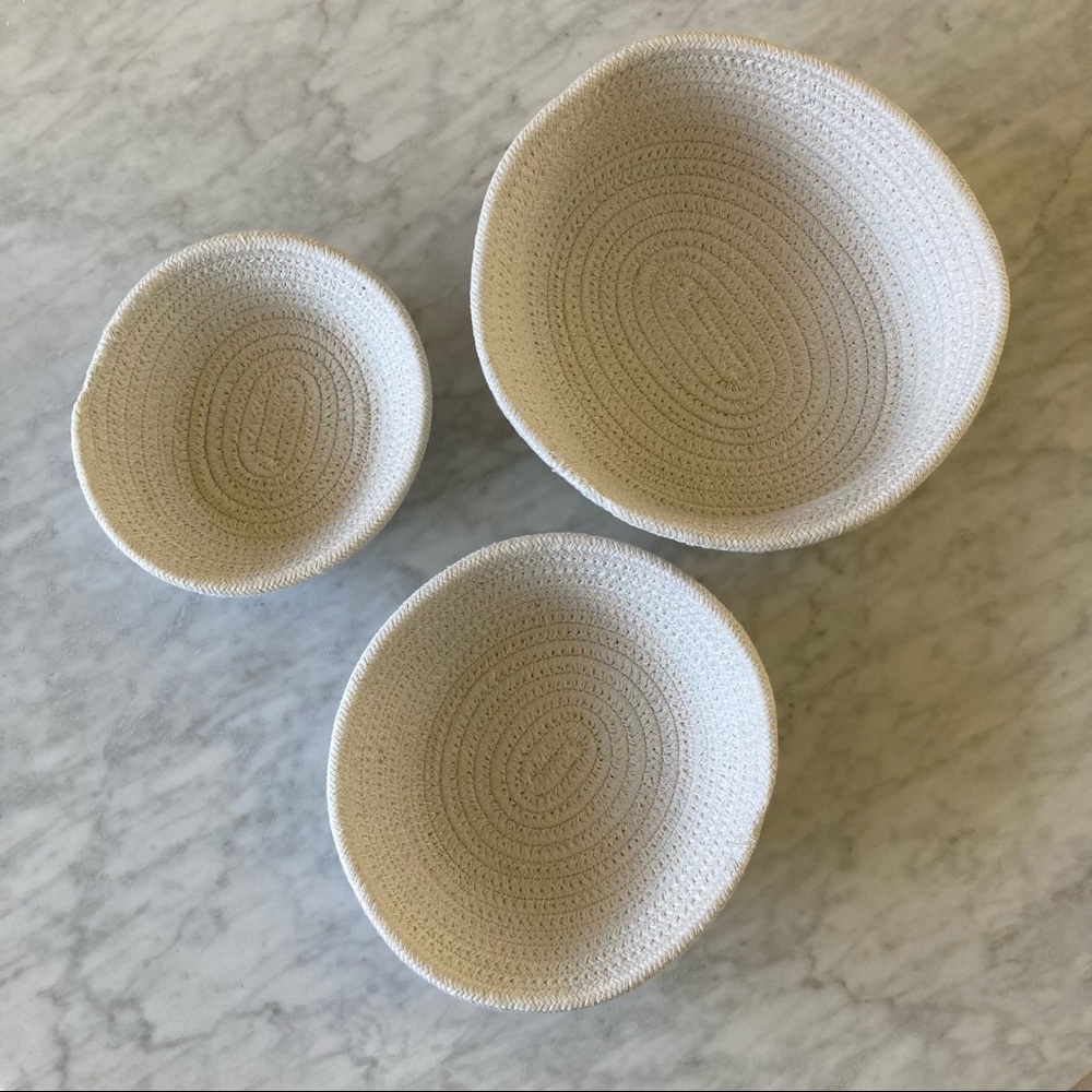 Three Montessori rope treasure baskets - 3 sizes - Picture 3 of 12